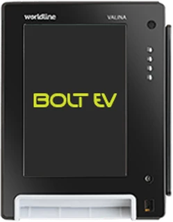 Bolt EV running on Ingenico Valina